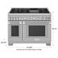 Thermador 48" Professional Grand Commercial Gas Range in Stainless Steel, , large