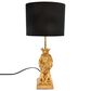 Creative Coop Resin Lion Table Lamp in Gold, , large