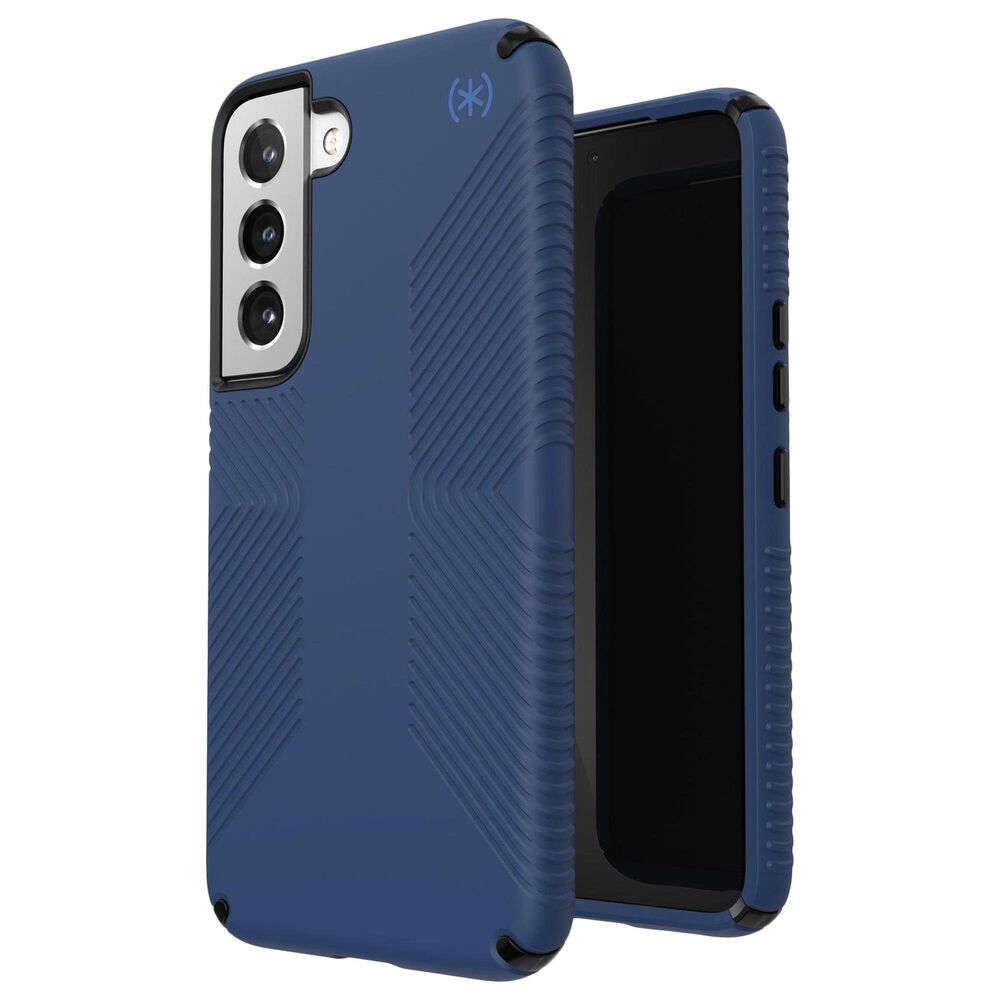Speck Presidio2 Grip Case for Samsung Galaxy S22 in Coastal Blue and Black, , large