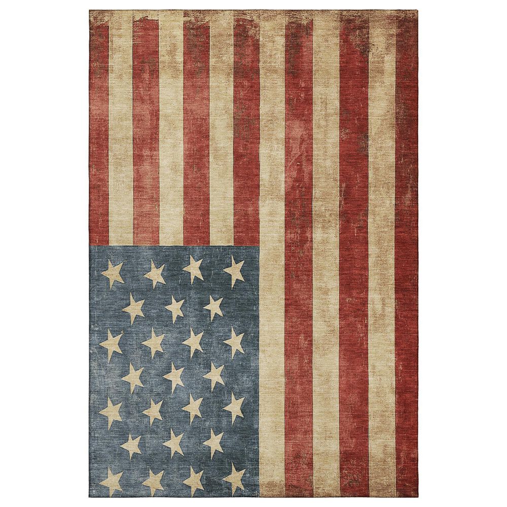 Dalyn Rug Company Americana AM1 Red 3" x 5", , large