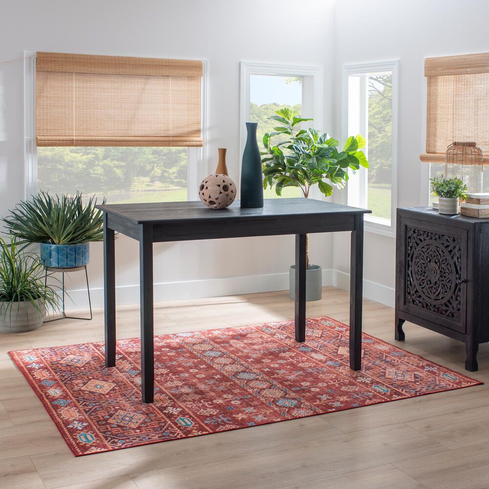 Linon Home Decor Jorissen Counter Height Tavern Table in Dark Charcoal - Table Only, , large