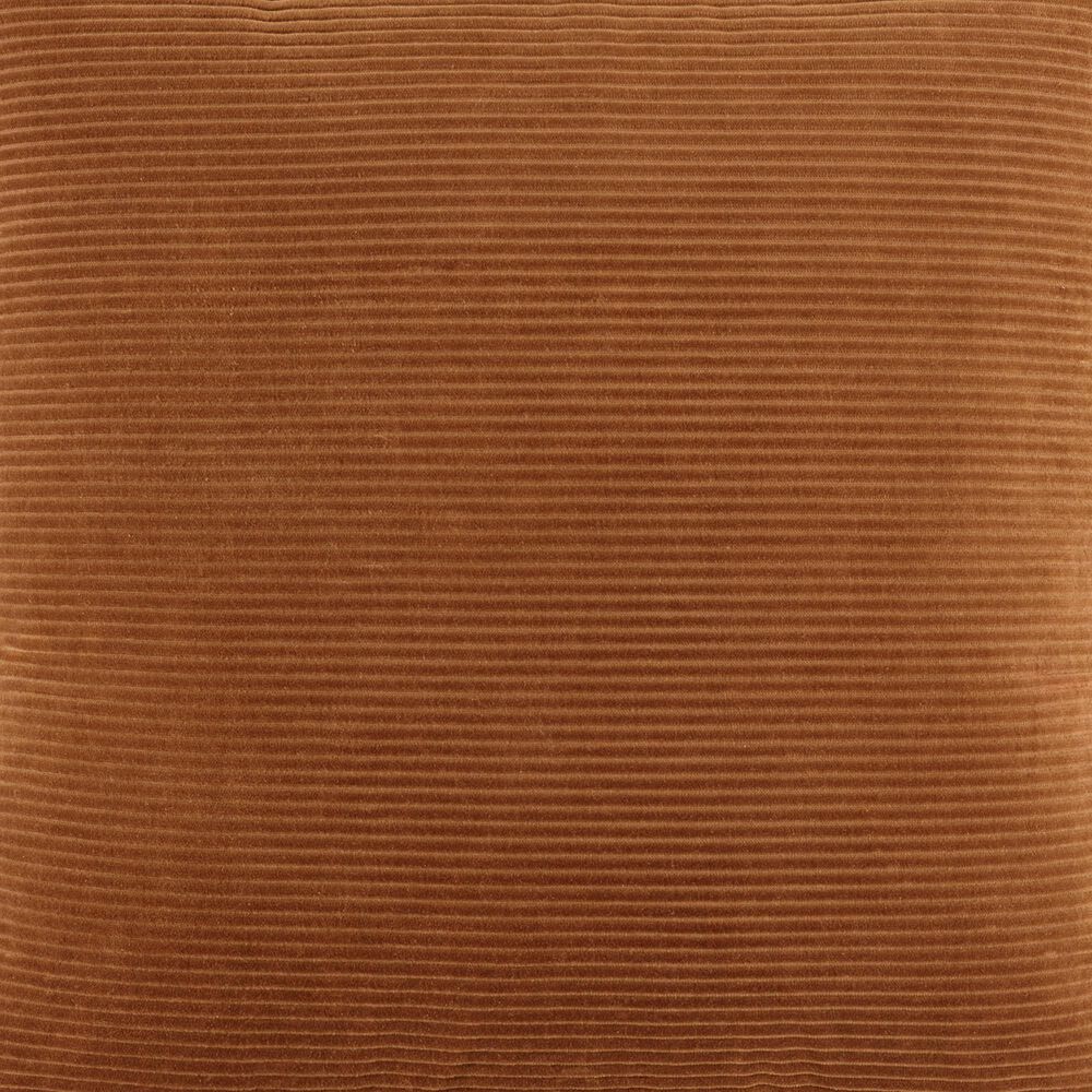 Surya Corduroy Quarters 20" Square Throw Pillow in Chesnut, , large