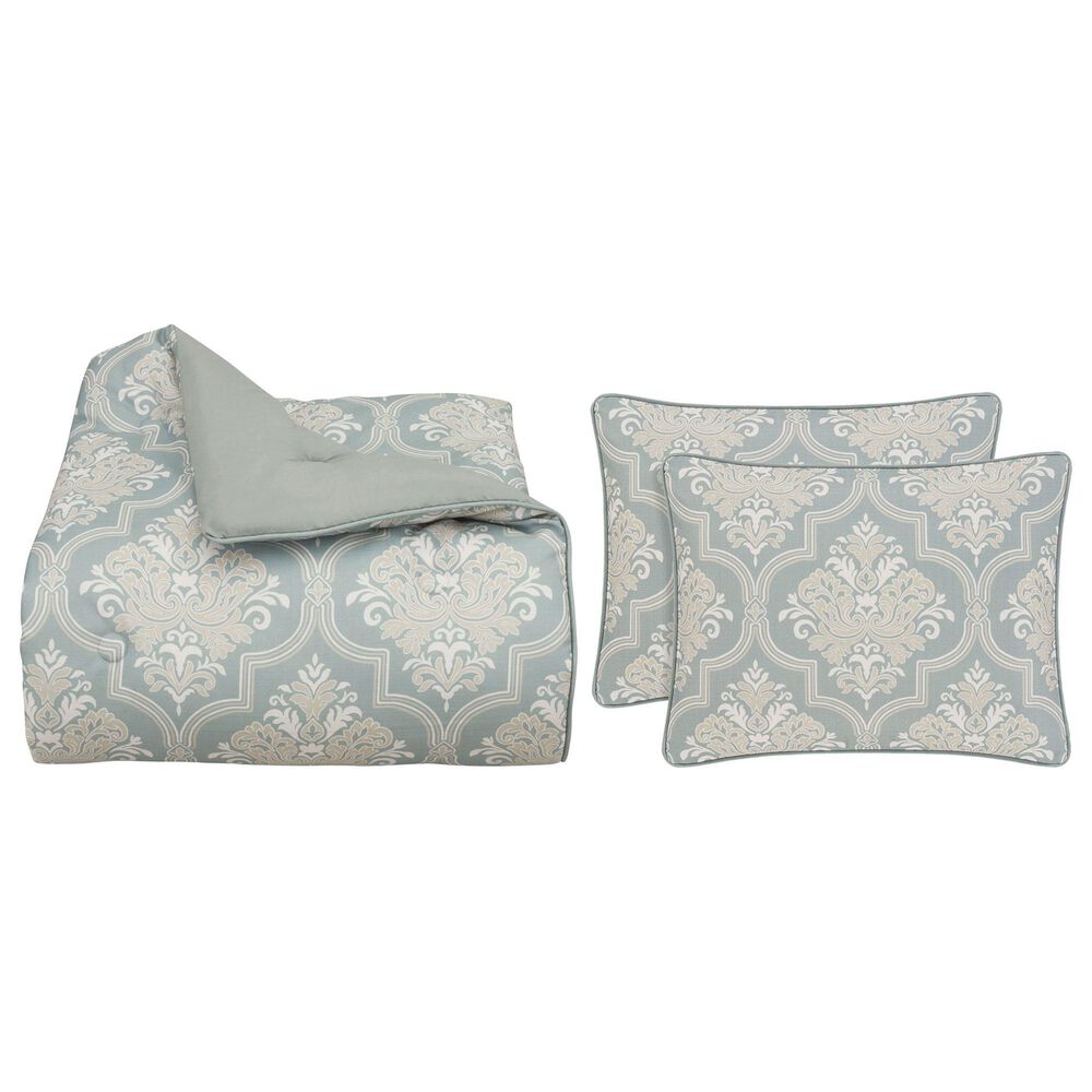 J. Queen New York Tranquility 3-Piece King/California King Comforter Set in Aqua, , large