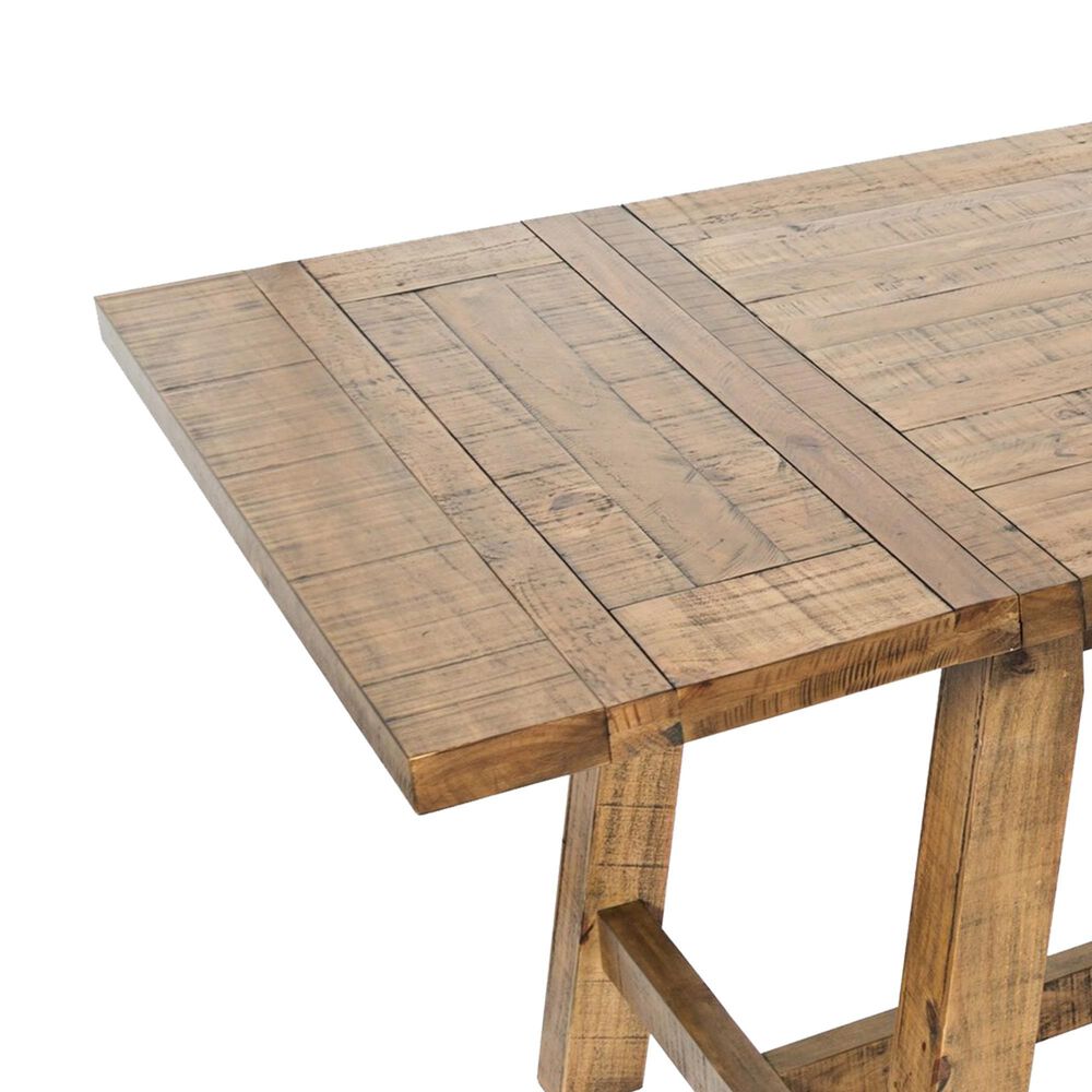 Waltham Telluride Counter Height Trestle Table in Country Rustic, , large