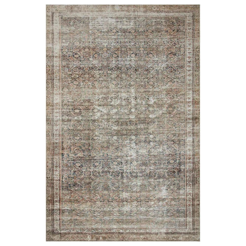 Chris Loves Julia x Loloi Jules 3"6" x 5"6" Ink and Terracotta Area Rug, , large