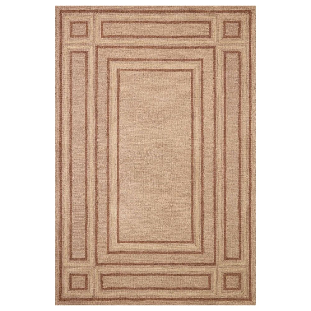 Chris Loves Julia x Loloi Alfie Blush and Rose 5" x 7"6" Area Rug, , large