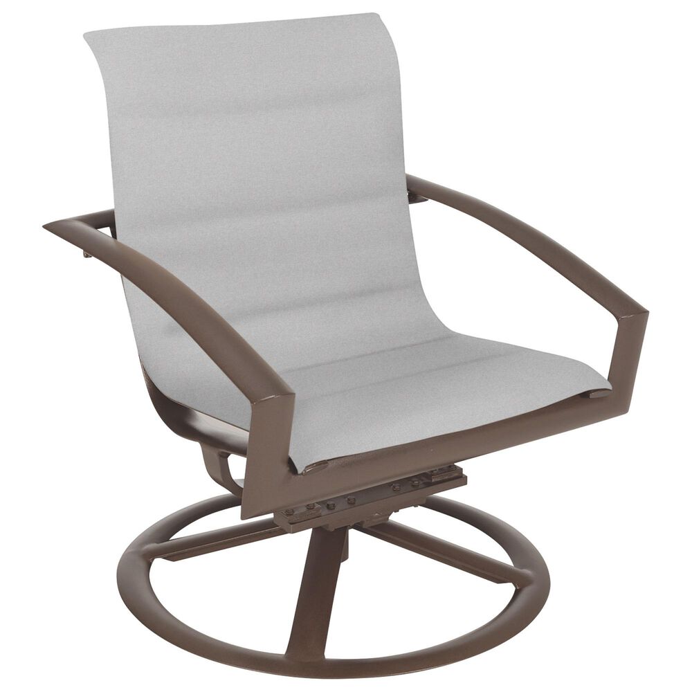 Winston Icon Patio High Back Swivel Rocker Lounge Chair in Idol Cloud and Broadway, , large