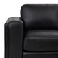 Italiano Furniture Luca Stationary Loveseat in Black, , large