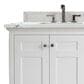 James Martin Vanities Palisades 72" Double Bathroom Vanity in Bright White with 3 cm Ethereal Noctis Quartz Top and Rectangular Sinks, , large
