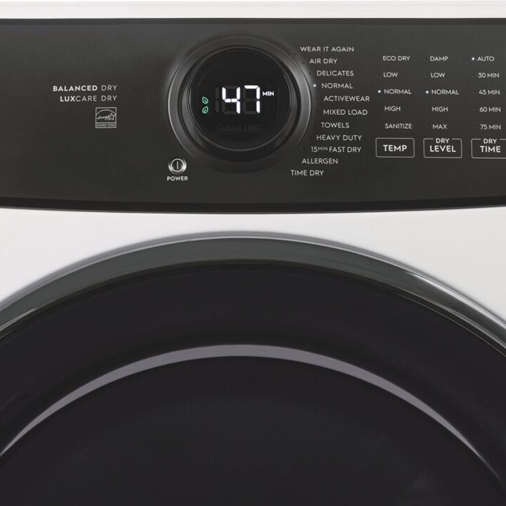 Electrolux 4.5 Cu. Ft. Front Load Washer and 8.0 Cu. Ft. Electric Dryer in Matte White, , large