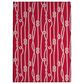 Dalyn Rug Company Harbor Contemporary 1"8" x 2"6" Red Indoor/Outdoor Area Rug, , large