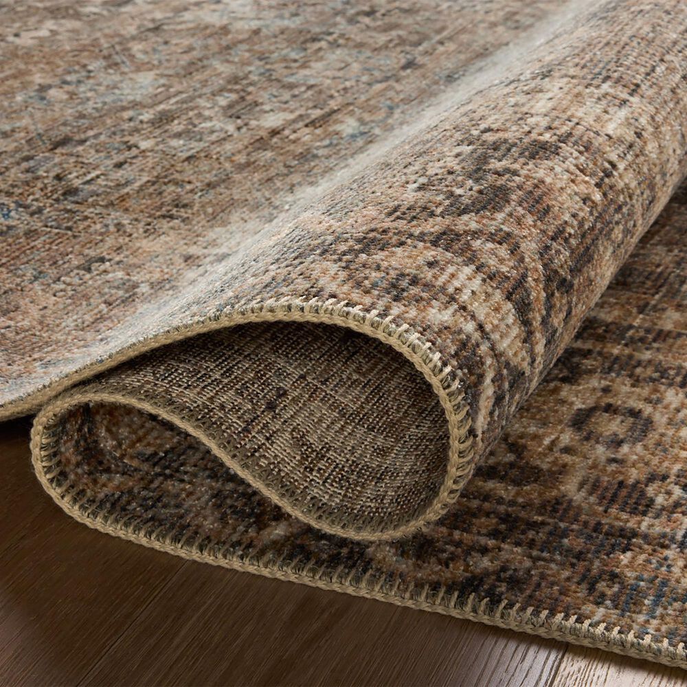 Loloi Heritage 2&#39;5&quot; x 16&#39; Mocha and Denim Runner, , large