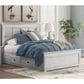 Ashley Makidern Queen Storage Bed with Four Drawers in Whitewash, , large