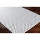 Surya Ariel AIL2302 9" x 12" Gray and White Area Rug, , large