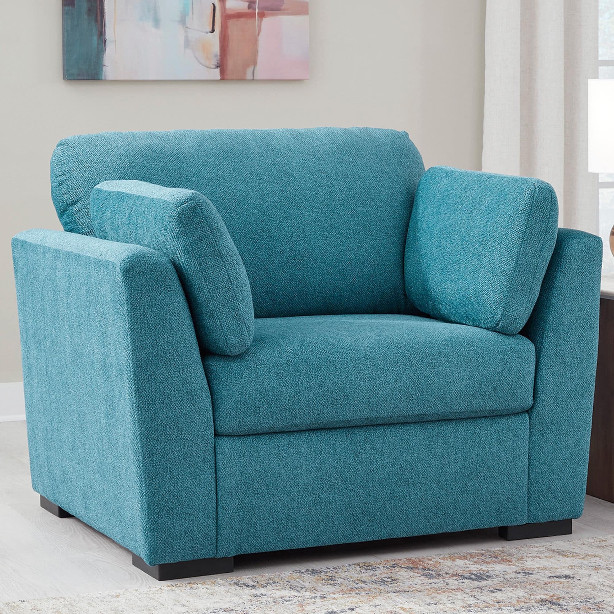 Teal sales oversized chair