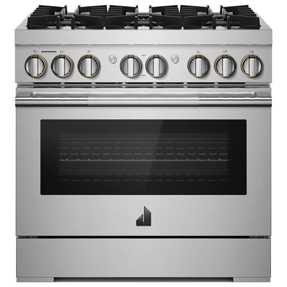 Jenn-Air Rise 36" Dual-Fuel Professional Range in Stainless Steel, , large