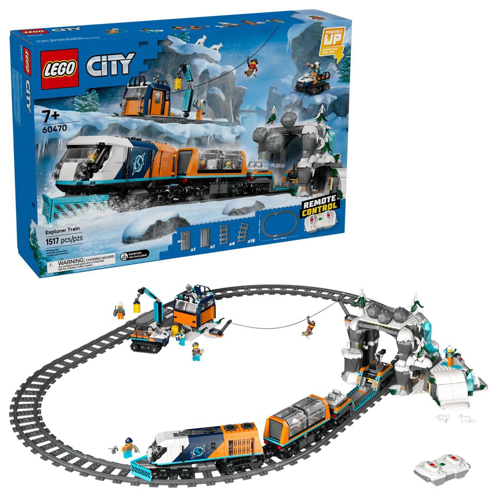 LEGO Explorers" Arctic Polar Express Train Building Set, , large