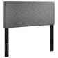 Modway Taylor Upholstered Linen Fabric Full/Queen Headboard in Beige, , large