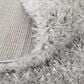 Feizy Darian 10" x 14" Light Gray Area Rug, , large