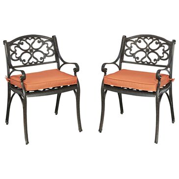Homestyles Sanibel Chair & Cushion in Rust Bronze (Set of 2), , large