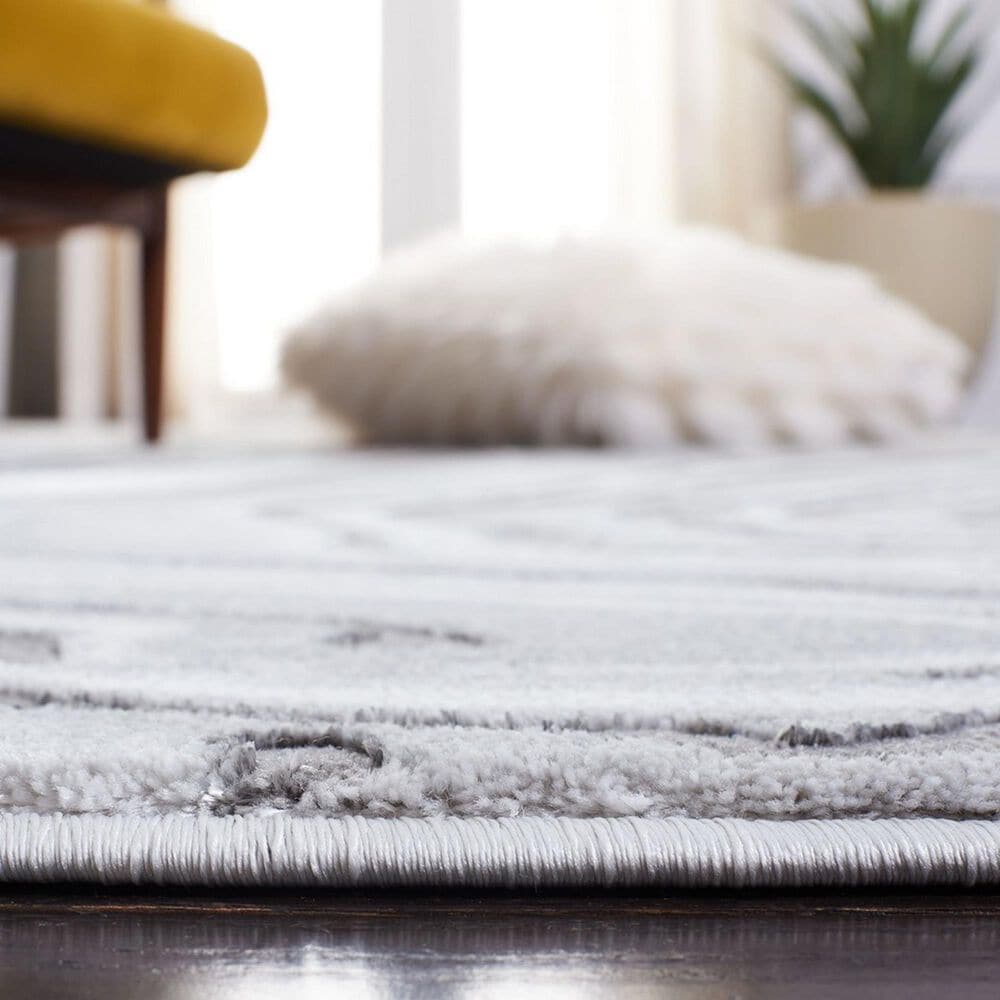 Safavieh Craft CFT843F 6&#39;7&quot; Square Light Grey and Grey Area Rug, , large