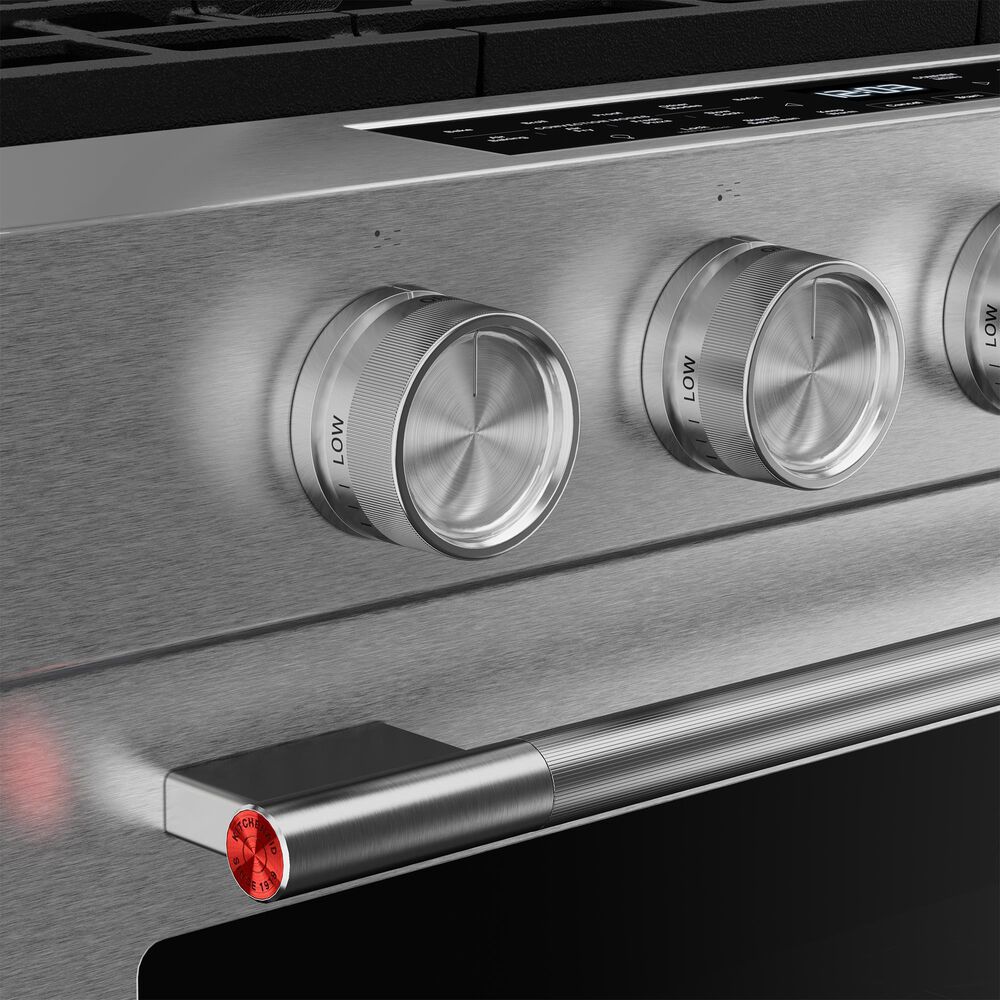KitchenAid 30" Smart Slide-in Gas Range in PrintShield Stainless Steel, , large