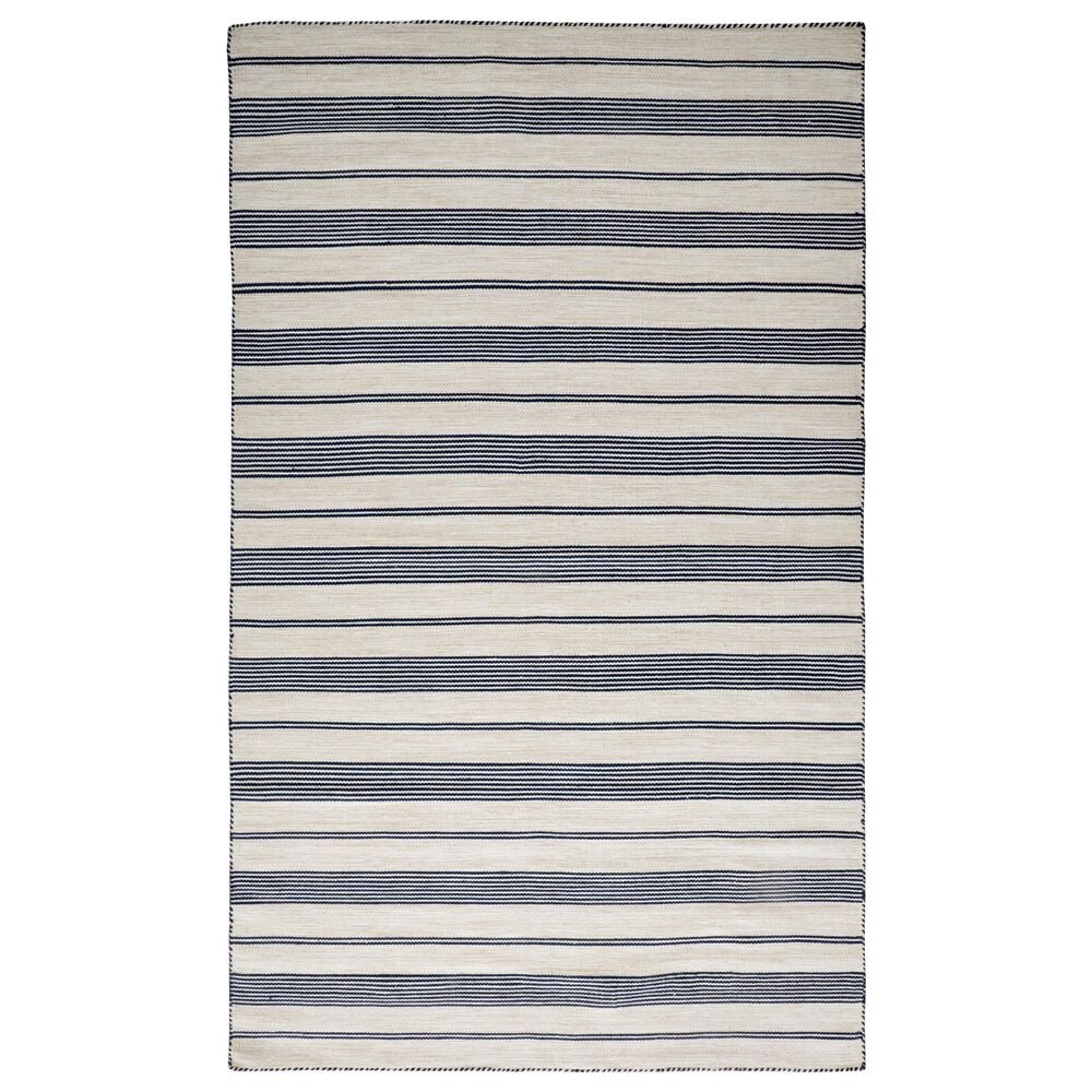 Feizy Duprine 4" x 6" Navy Area Rug, , large