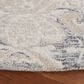 Safavieh Micro-Loop Damask 5" Round Charcoal and Ivory Area Rug, , large