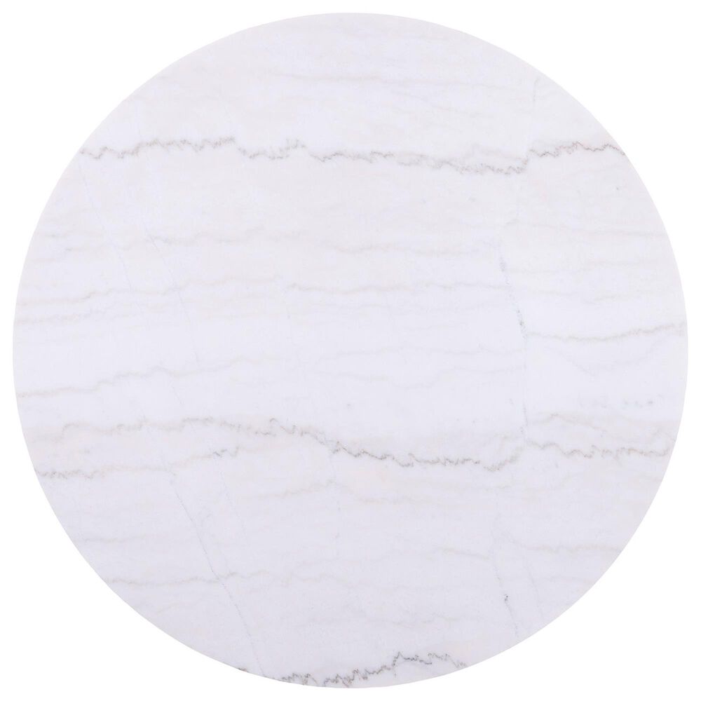 Crystal City Colvin Coffee Table in Warm Toffee and White, , large