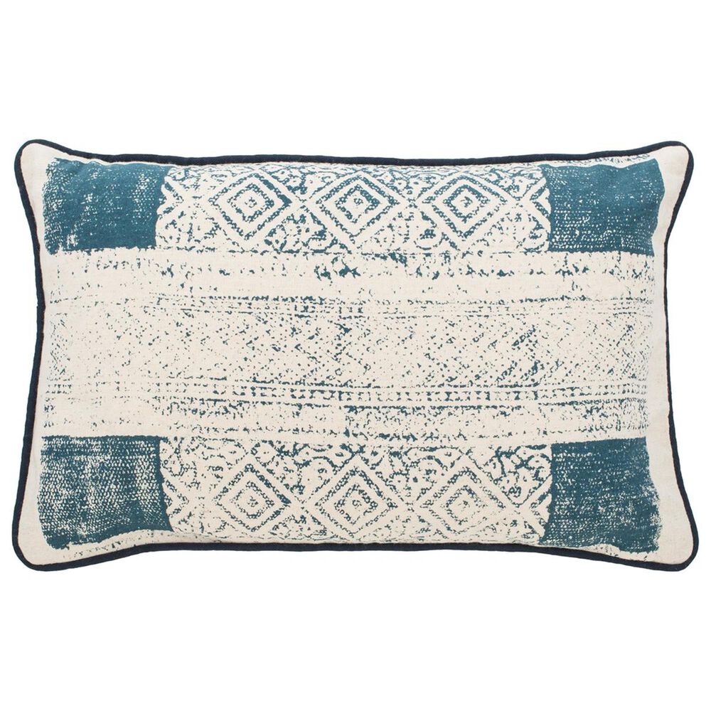 Safavieh Abena Pillow in Blue/Cream, , large