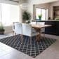 Dalyn Rug Company York 10" x 14" Black Indoor/Outdoor Area Rug, , large