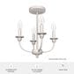 Hunter Southcrest 4-Light Semi-Flush Mount in Distressed White, , large