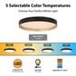 Vaxcel Darien 1-Light Flush Mount in Black and Gold, , large