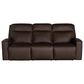 Simon Li Stratford Power Reclining Sofa in Brown, , large