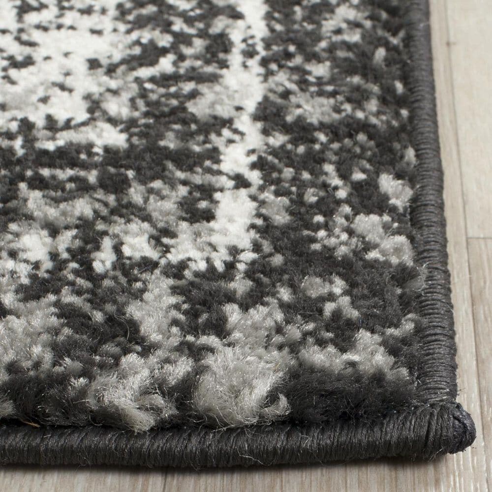 Safavieh Evoke EVK270K-3 3&#39; x 5&#39; Charcoal/Ivory Area Rug, , large