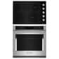 KitchenAid 2pc Kitchen Package 30" Electric Cooktop with 5 Elements and Knob Controls and 30" Single Wall Ovens with Air Fry Mode in Stainless Steel, , large