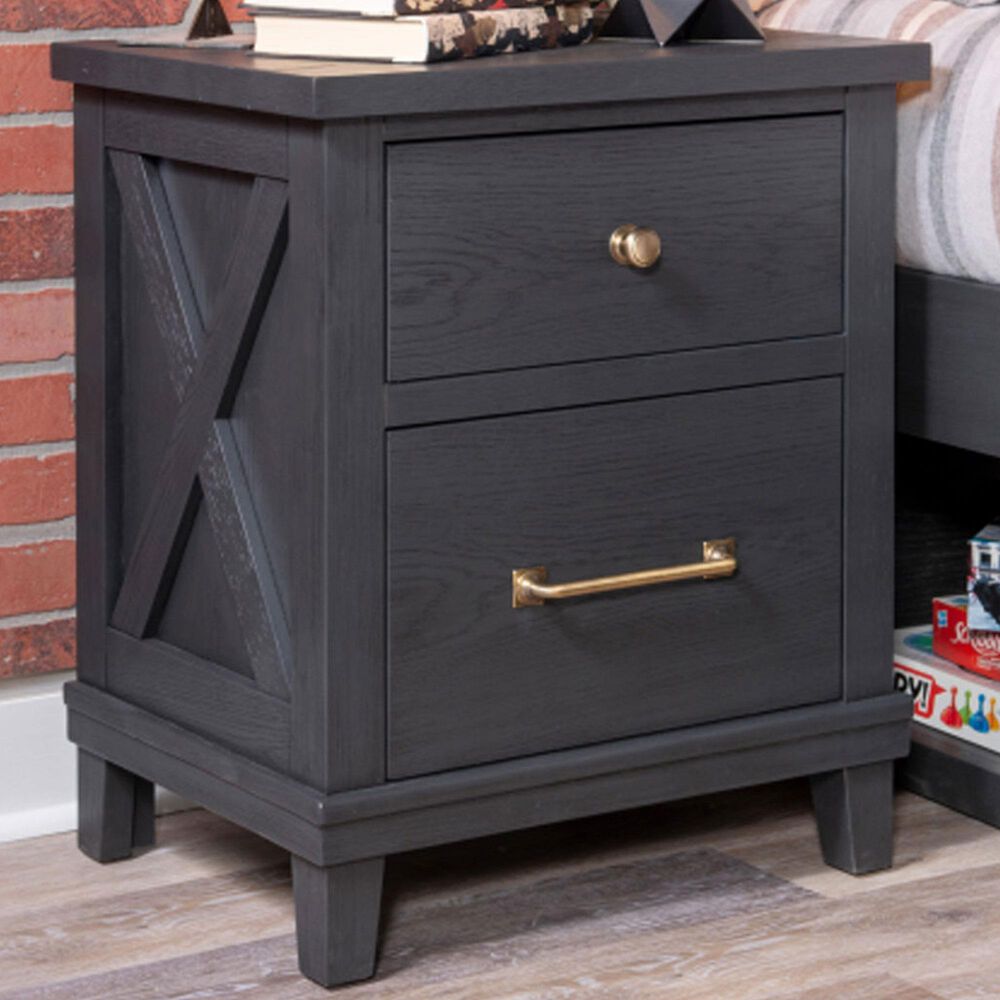 Legacy Classic Flatiron 4-Piece Full Trundle Bedroom Set in Midnight, , large