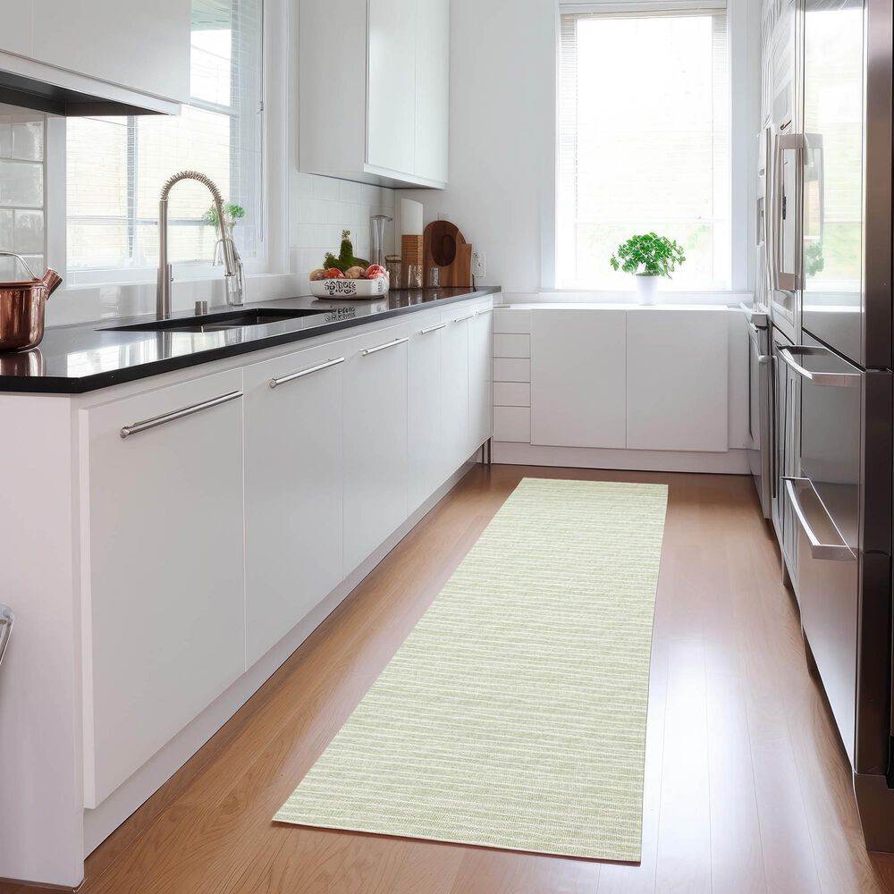 Dalyn Rug Company Laidley 2&#39;3&quot; x 12&#39; Mist Indoor/Outdoor Runner, , large