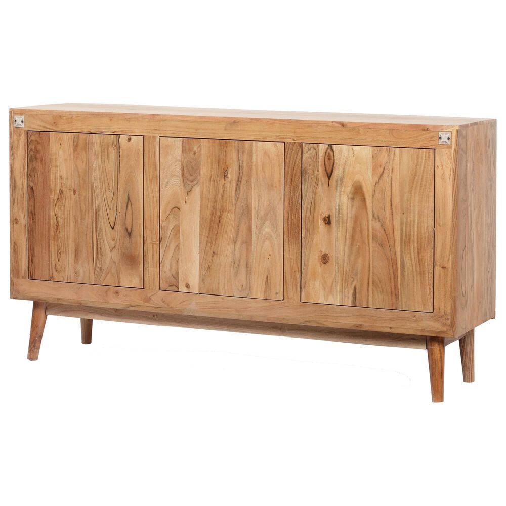 Hearth and Haven 3-Door Sideboard in Natural, , large