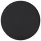 Maple and Jade 32" Round Wood Wall Mirror in Matte Black, , large
