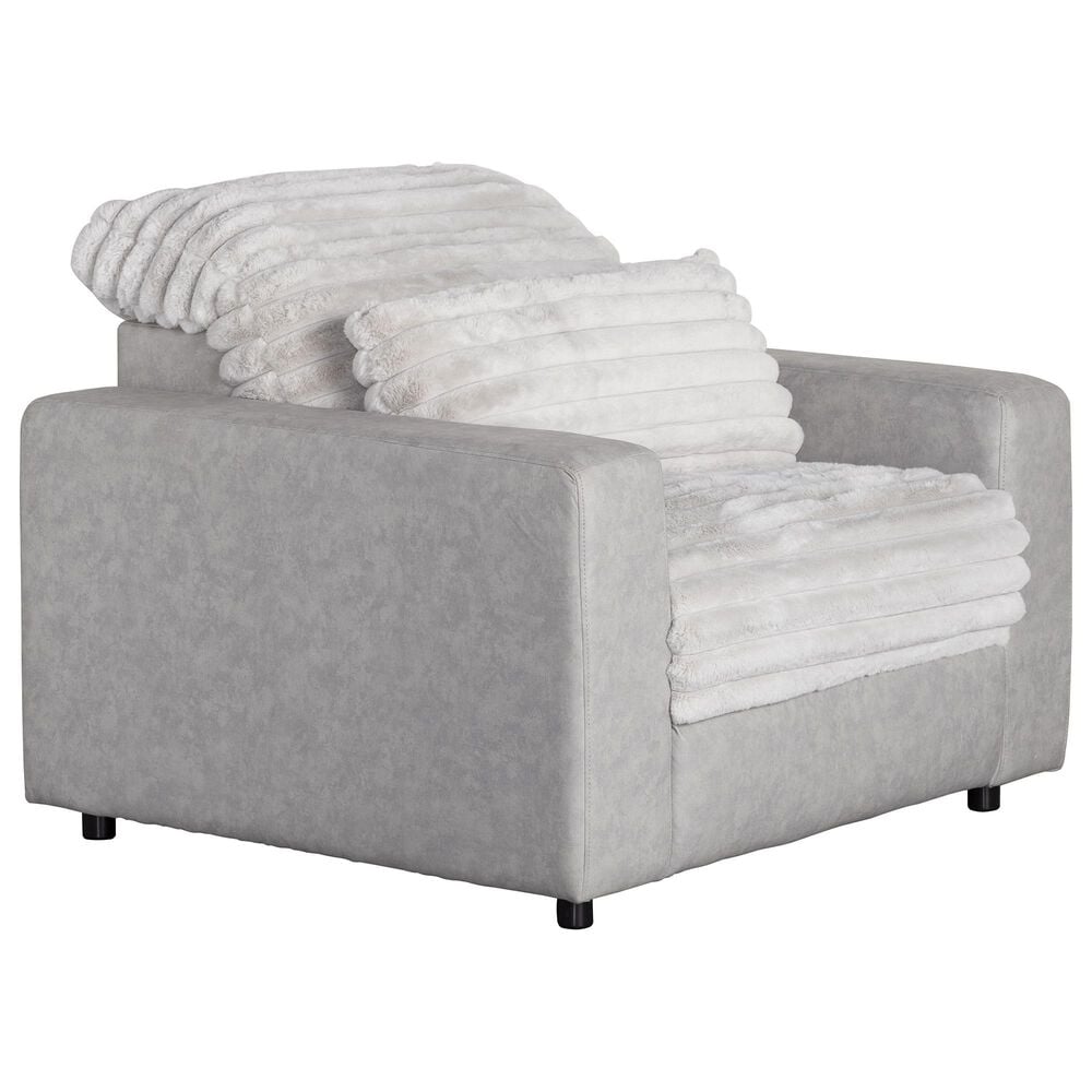 Fan Creek Power Recliner in Gray, , large