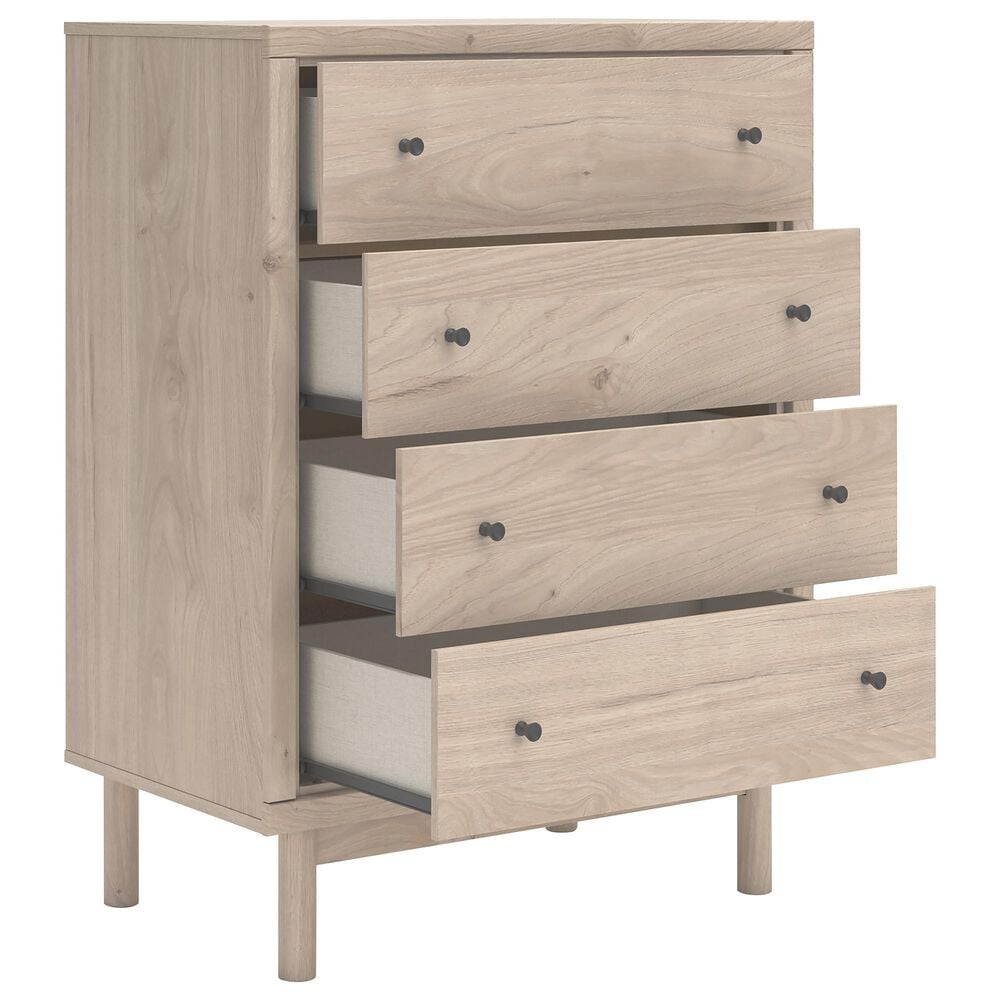 Ashley Arloster 4-Drawer Chest in Tan, , large