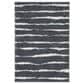 Safavieh Venus Shag 6" x 9" Dark Grey and Ivory Area Rug, , large