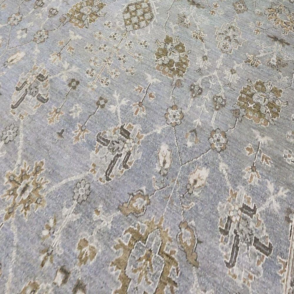 Amer Rugs Nuit Arabe NUI-134 8&#39; x 10&#39; Ice Blue Area Rug, , large