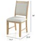 Furniture of America Virex Extendable 5-Piece Dining Table Set in Natural, , large