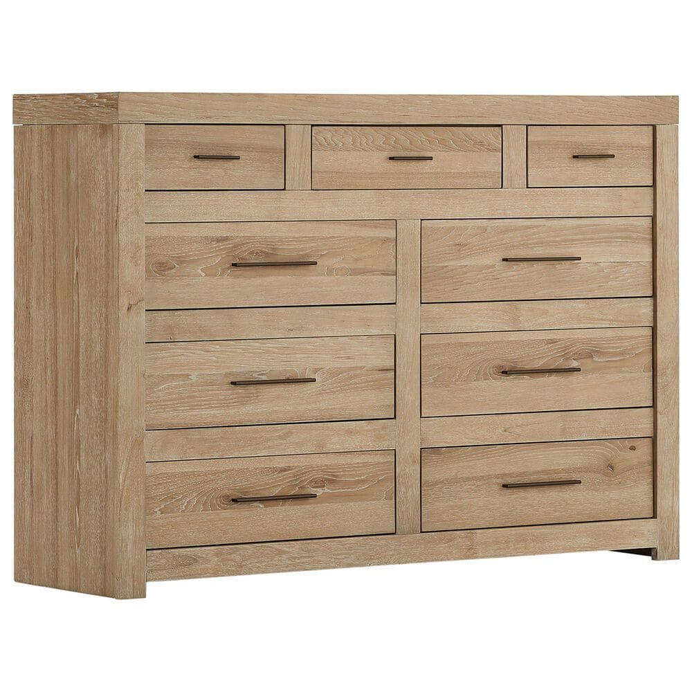 Riva Ridge Modern Loft 5-Piece King Platform Bedroom Set in Khaki, , large