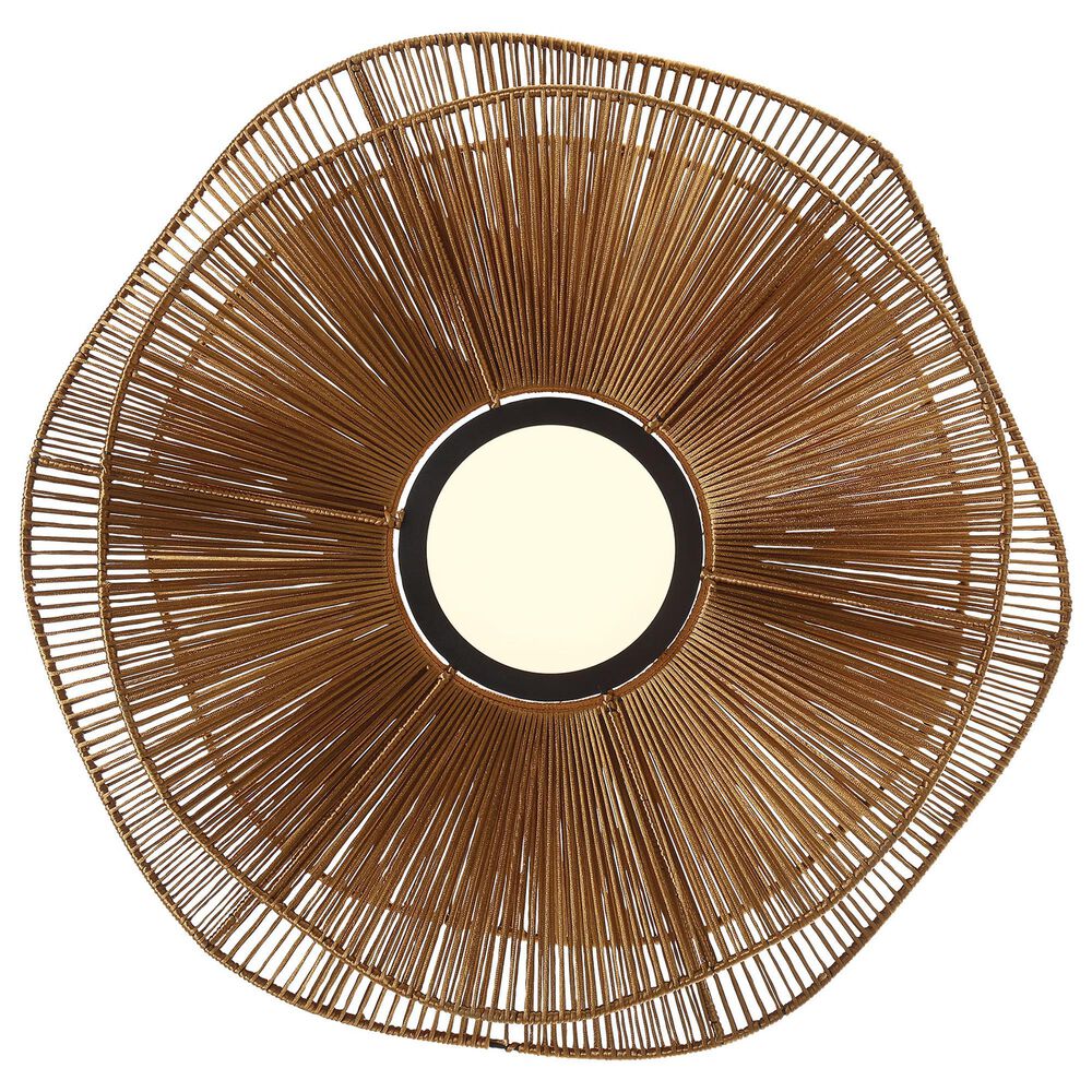 Golden Lighting Whisper 24" 1-Light LED Pendant in Bronze, , large