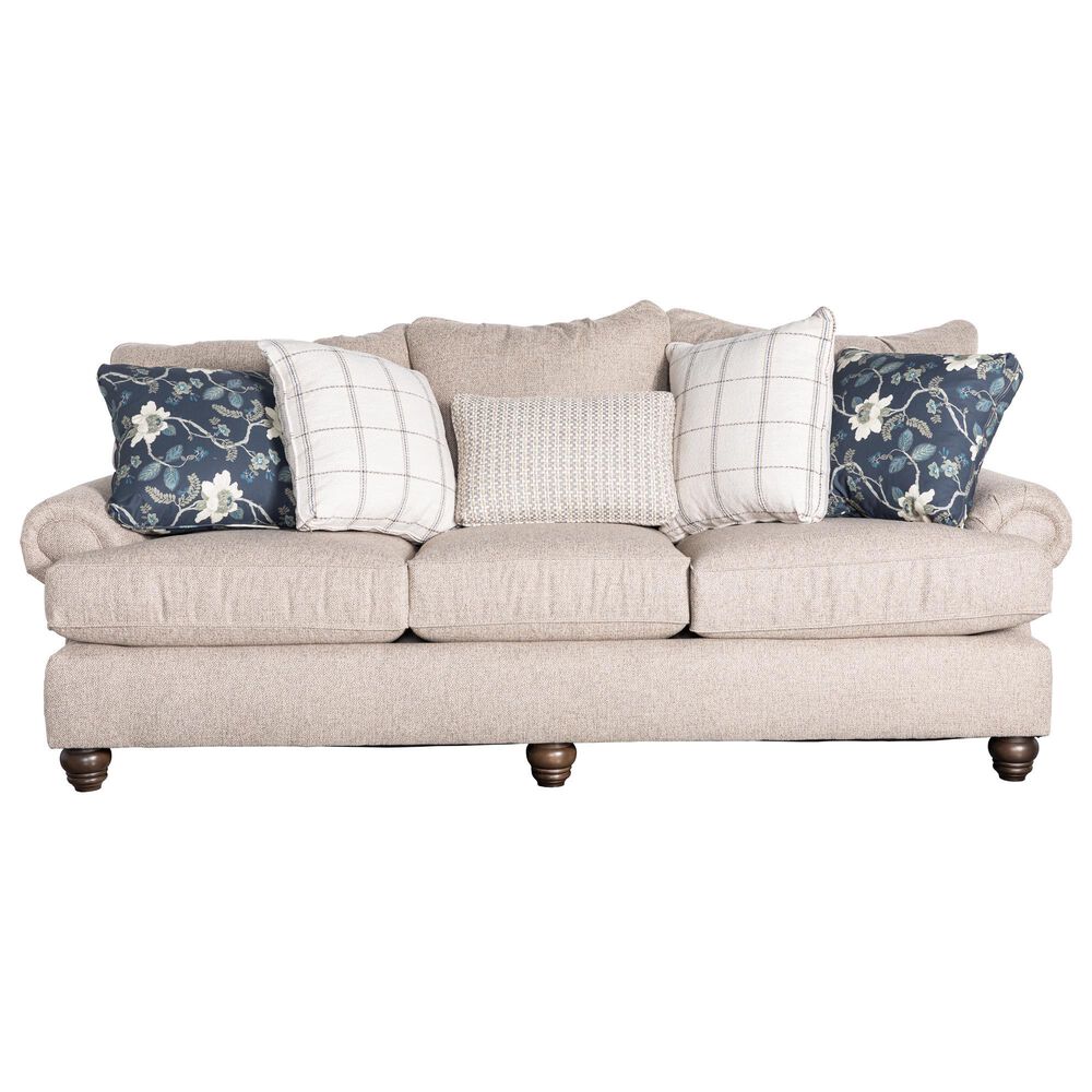 Hickorycraft Furniture Stationary Sofa in Gray, , large