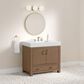 37B Alanya 36" Single Bathroom Vanity in Walnut Drift with White Composite Stone Top, , large
