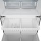 THOR KITCHEN Gordon Ramsay 17.5 Cu. Ft. Counter Depth French Door Refrigerator with Rose Gold Handle Kit in Stainless Steel, , large